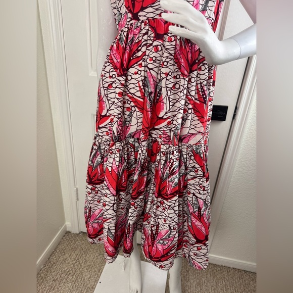 ONYII & Company Floral Sleeveless Maxi Dress - Red, Black And White Size L #189 - Picture 10 of 15